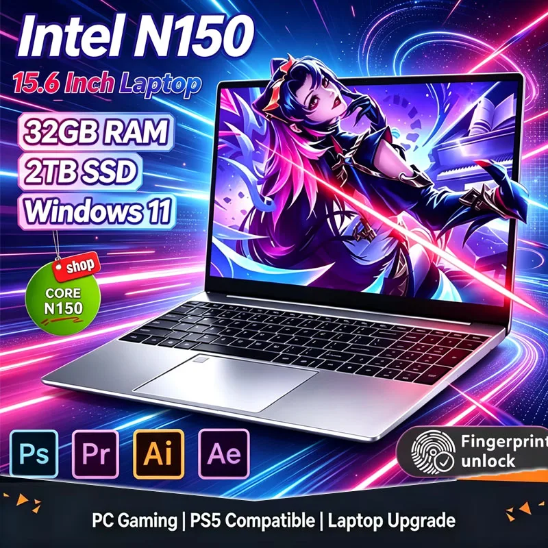 2026 New 15.6' Intel N150 Wind - огляд і ціна Ssd 1Tb