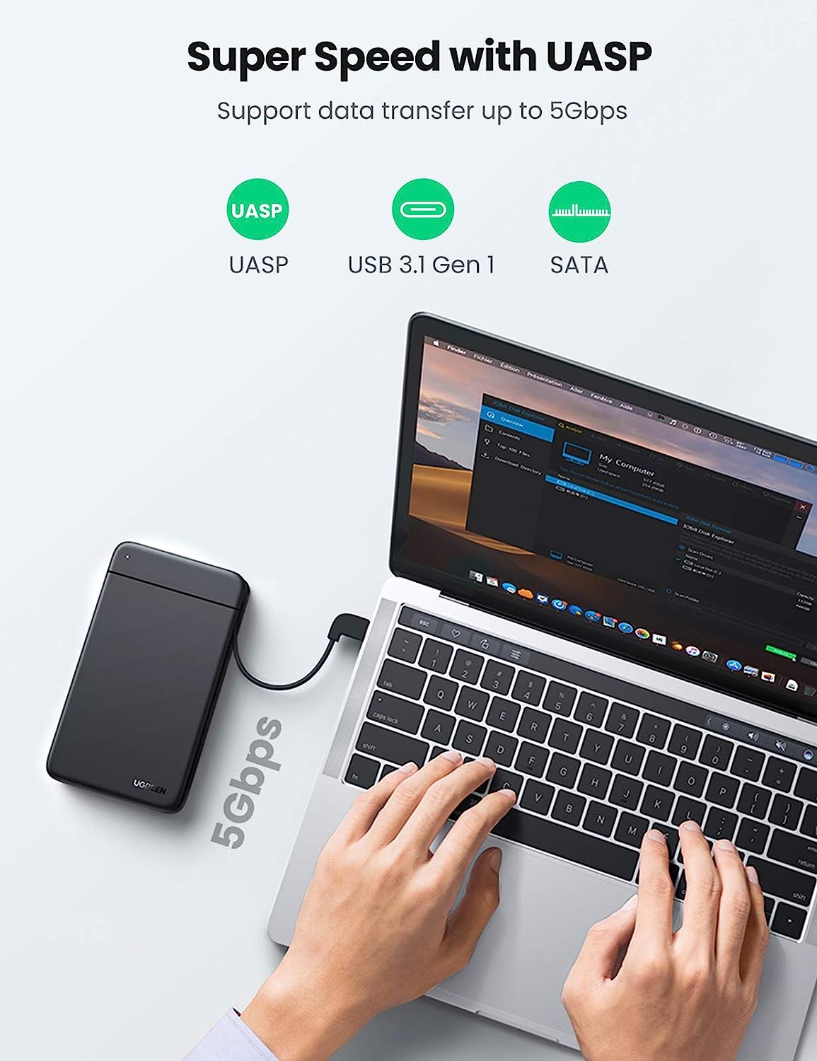 UGREEN USB C Hard Drive Enclos - огляд і ціна Ssd Hard Drive