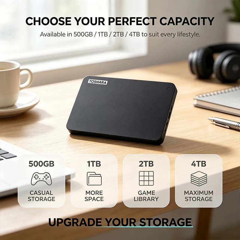 TOSHARA A3 Portable SSD  4TB 2 - огляд і ціна Ssd 500Gb