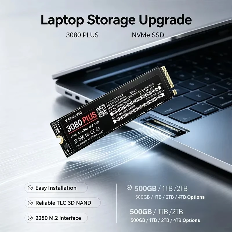 2026 New Internal M.2 3080 PLU - огляд і ціна Ssd 500Gb