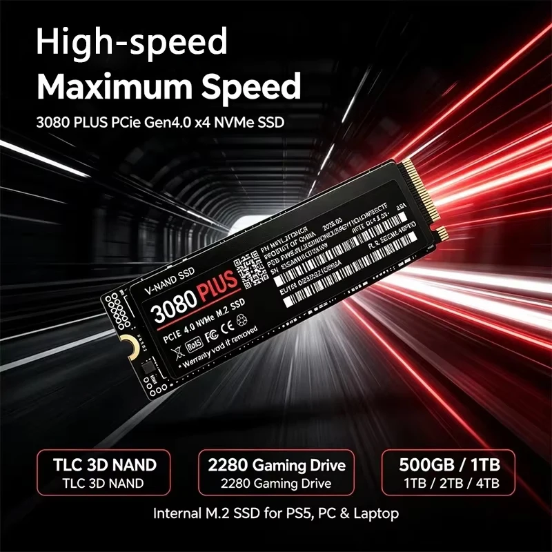 2026 New Internal M.2 3080 PLU - огляд і ціна Ssd 500Gb