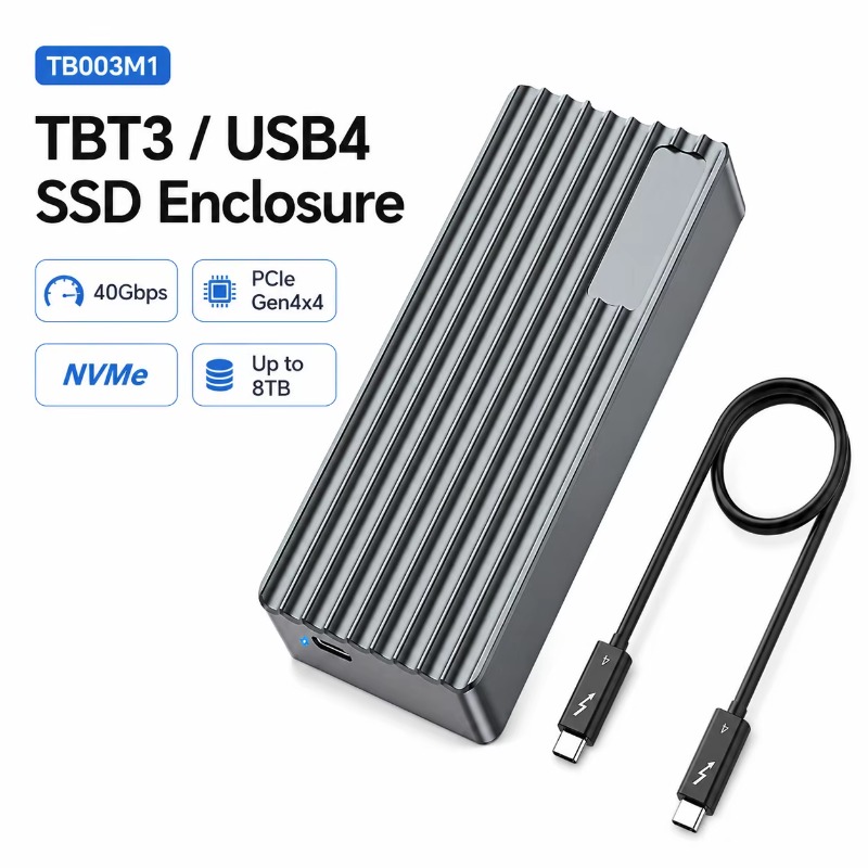 TBT3/USB4 M.2 NVMe SSD Enclosu - огляд і ціна Nvme Ssd