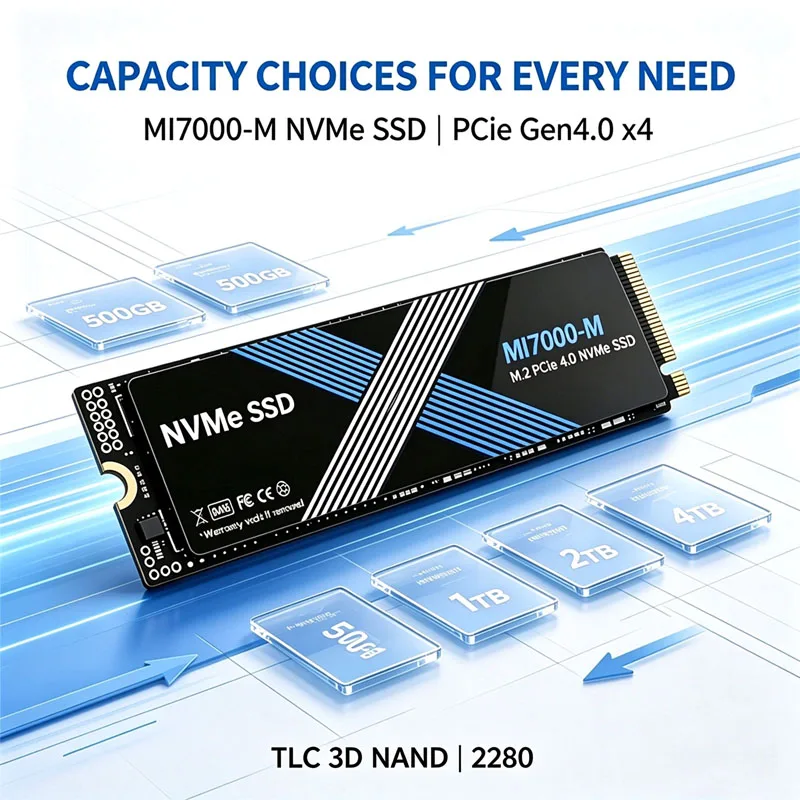 New M.2 NVMe SSD MI7000-M SSD  - огляд і ціна Ssd 500Gb