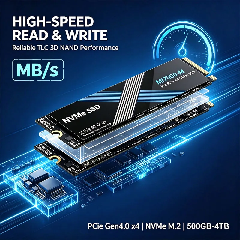 New M.2 NVMe SSD MI7000-M SSD  - огляд і ціна Ssd 500Gb
