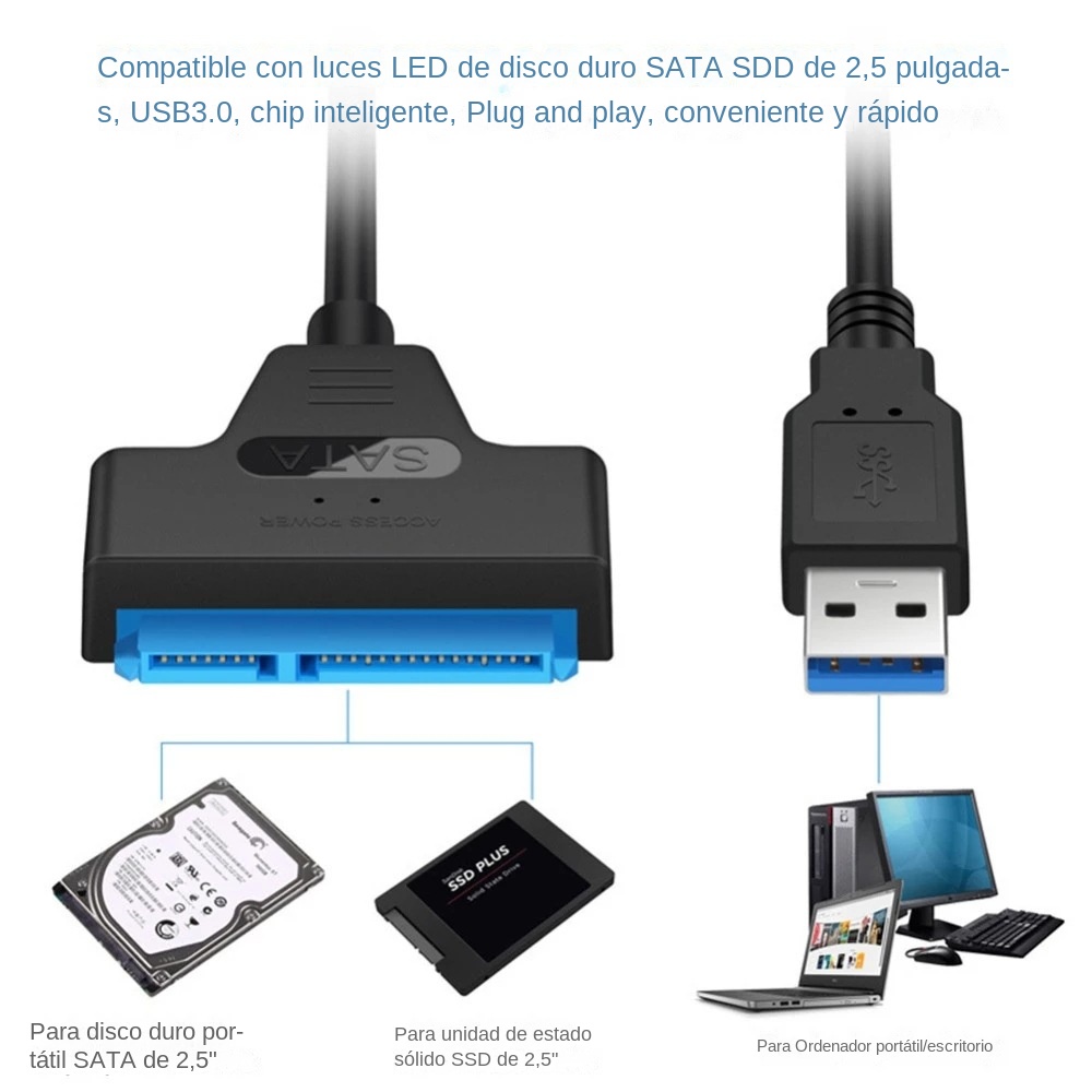 USB 3.0 SATA 3 Cable Sata To U - огляд і ціна Sata Ssd
